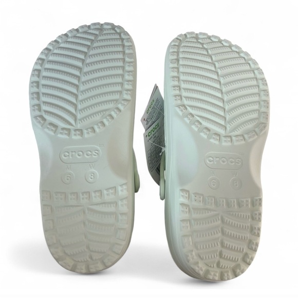 NWT Women's Jade Tint Floral Cut Out Crocs - Picture 4 of 7